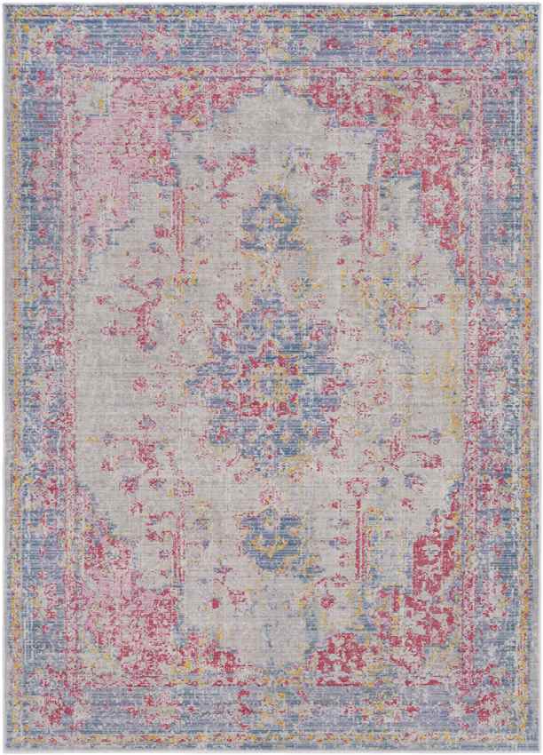 Everly Traditional Blue Area Rug