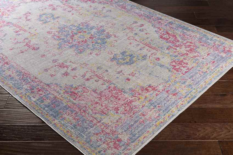 Everly Traditional Blue Area Rug