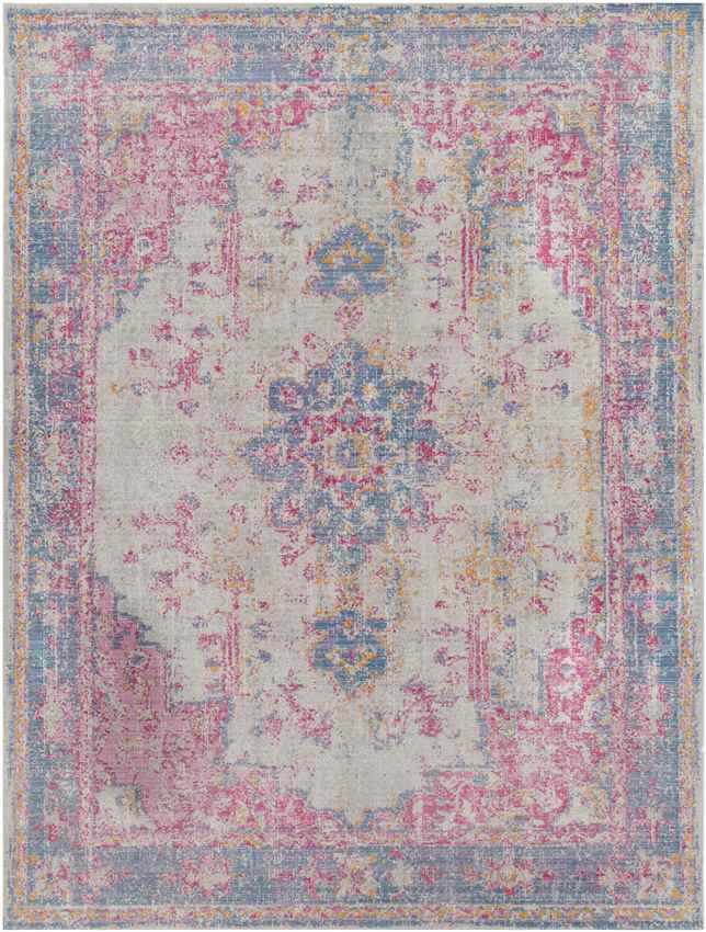 Everly Traditional Blue Area Rug