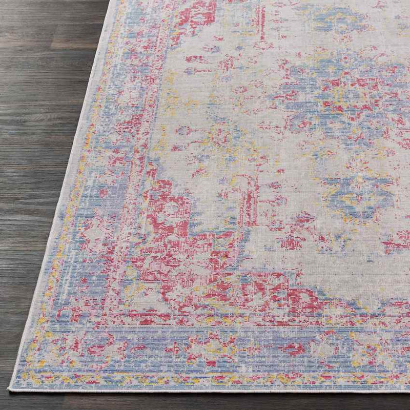 Everly Traditional Blue Area Rug