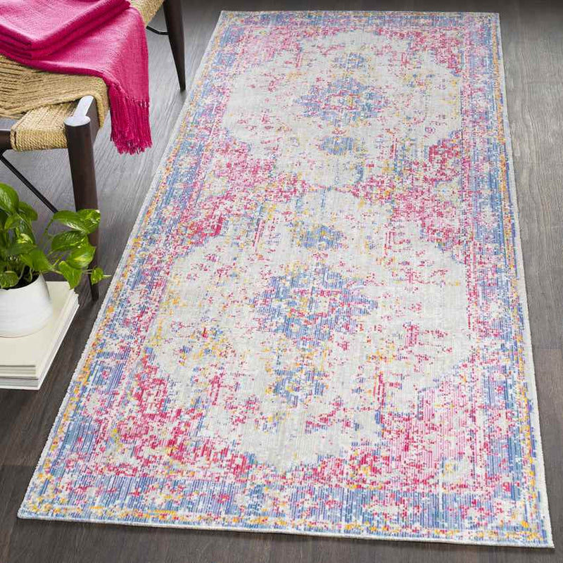 Everly Traditional Blue Area Rug