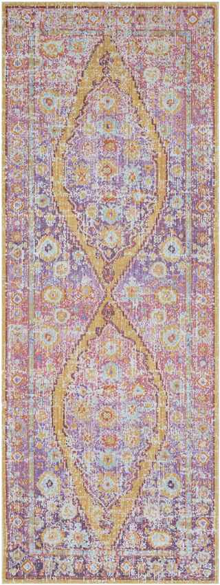 Esther Traditional Purple Area Rug