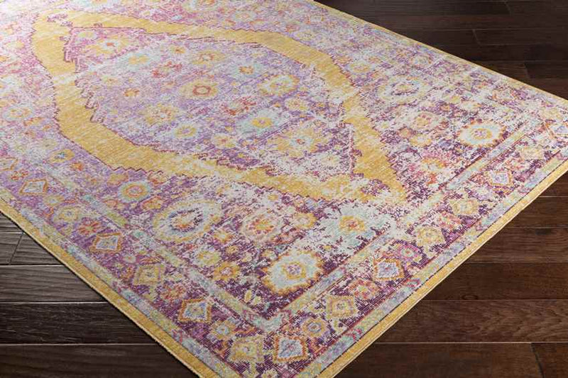 Esther Traditional Purple Area Rug