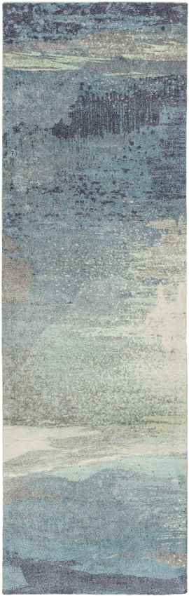 Ellie Modern Sky Blue Area Rug