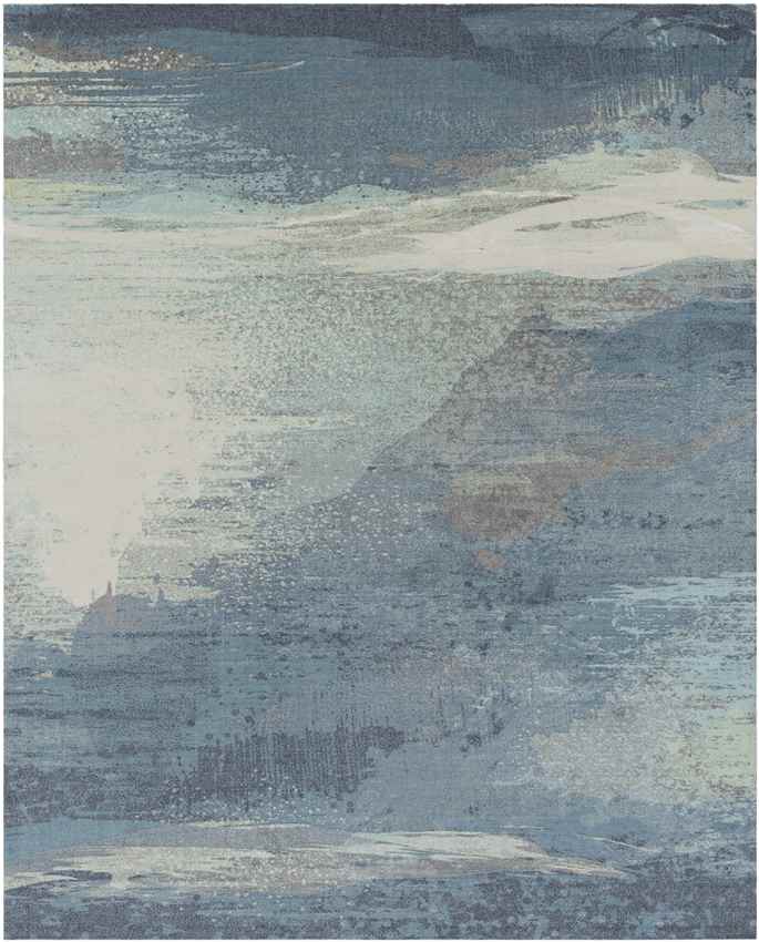 Ellie Modern Sky Blue Area Rug