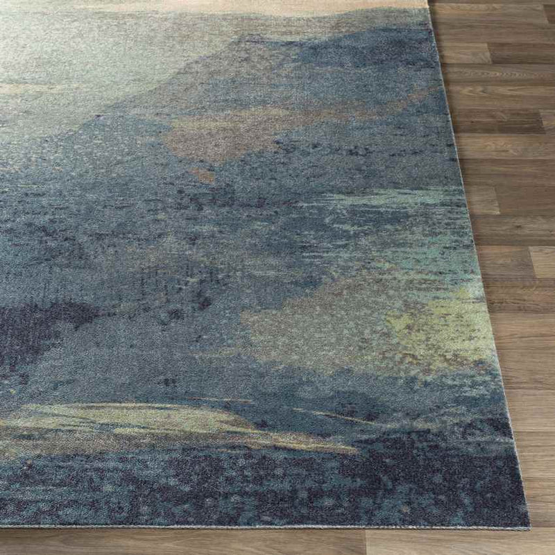 Ellie Modern Sky Blue Area Rug