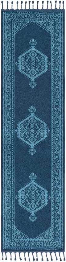 Brenna Traditional Navy Area Rug