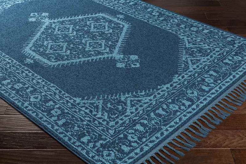 Brenna Traditional Navy Area Rug