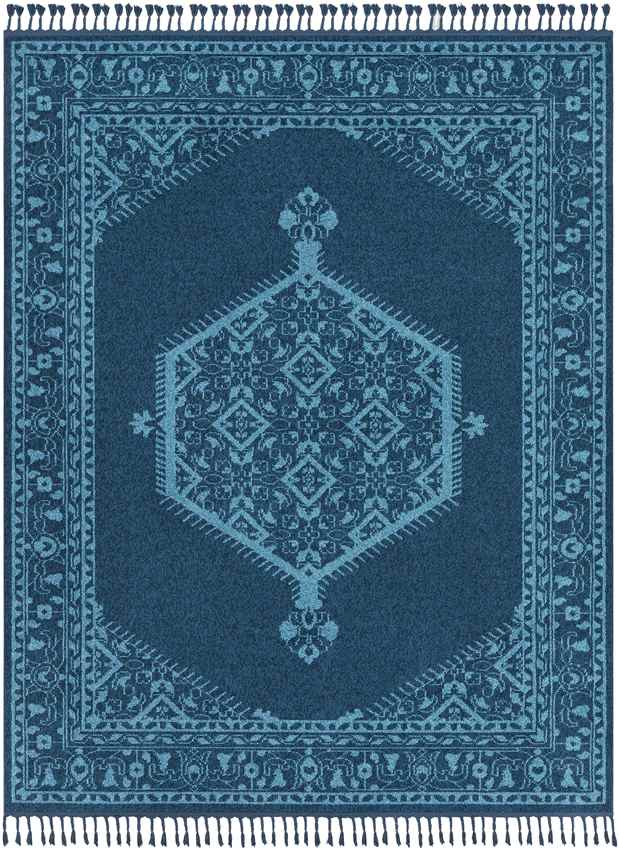 Brenna Traditional Navy Area Rug