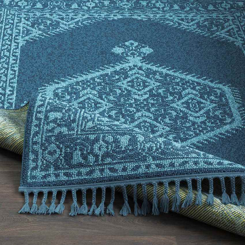 Brenna Traditional Navy Area Rug