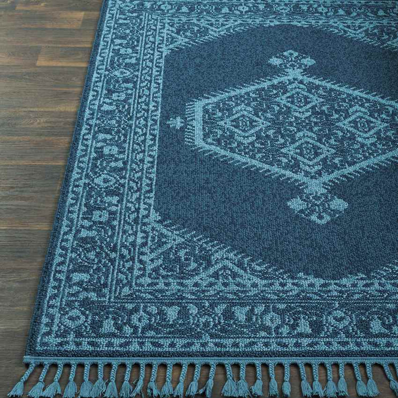 Brenna Traditional Navy Area Rug