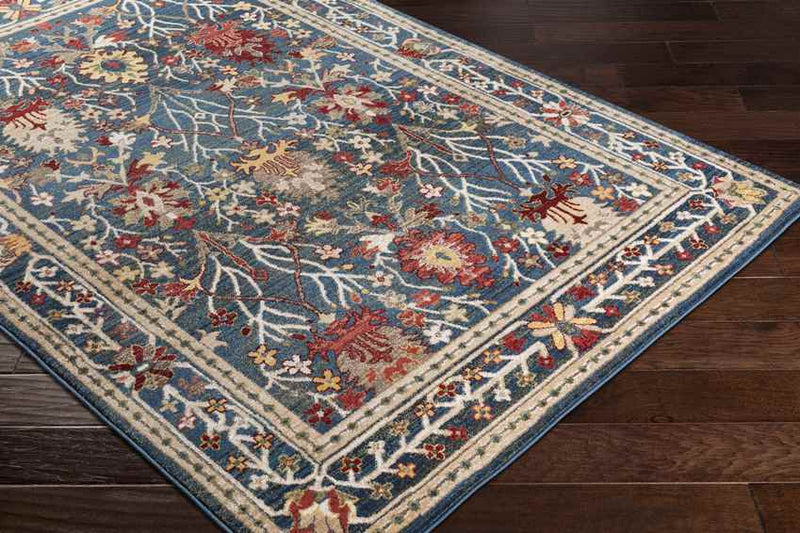 Aaden Traditional Navy Area Rug