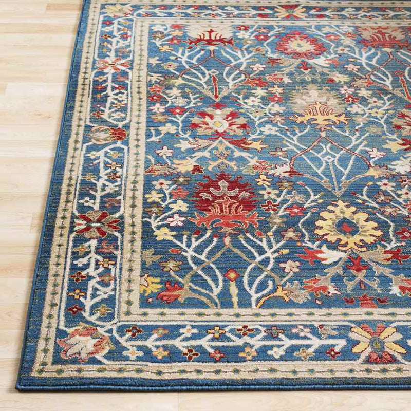 Aaden Traditional Navy Area Rug