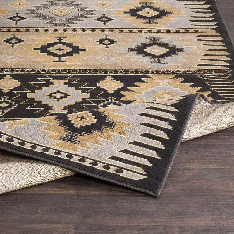 Arizona Rustic Black Area Rug