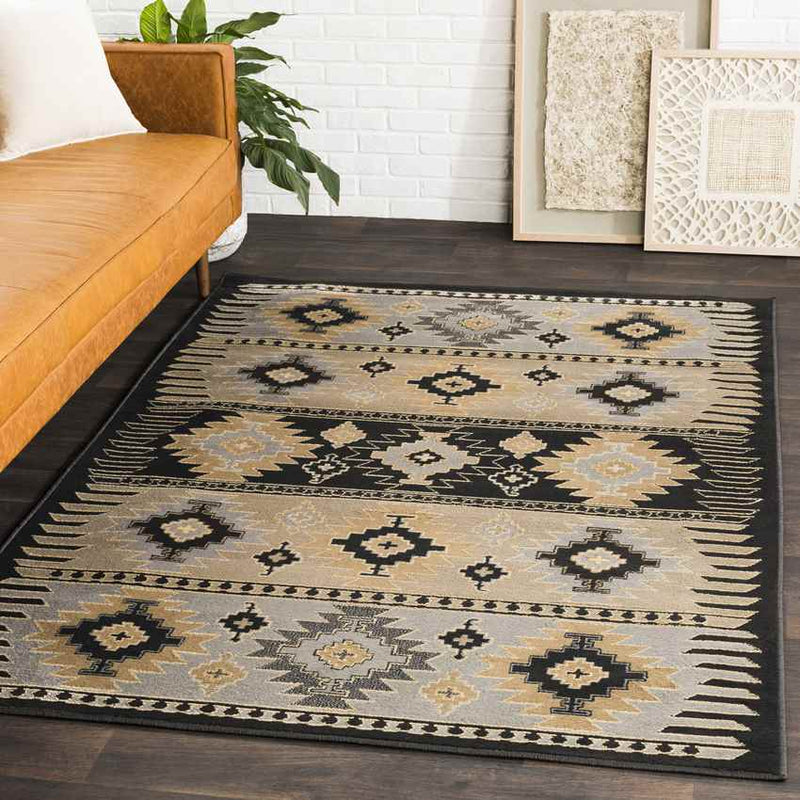 Arizona Rustic Black Area Rug