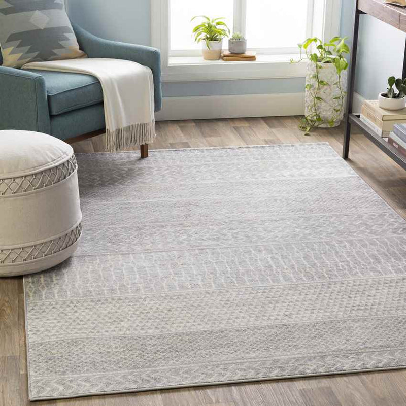 Angelica Global Gray Area Rug