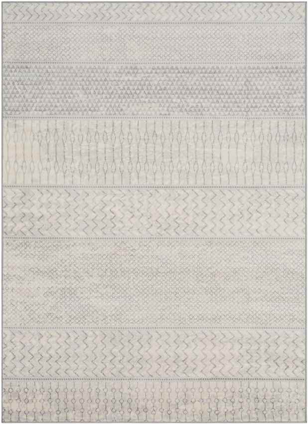 Angelica Global Silver Gray Area Rug