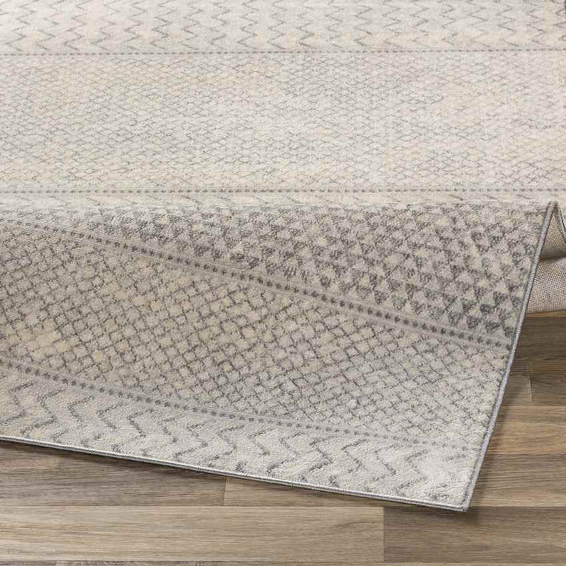 Angelica Global Silver Gray Area Rug