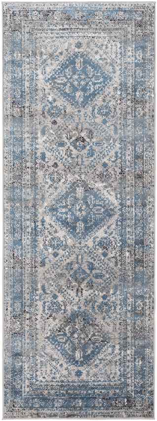 Jules Traditional Light Gray/Charcoal Area Rug