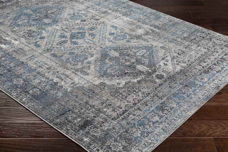 Jules Traditional Light Gray/Charcoal Area Rug