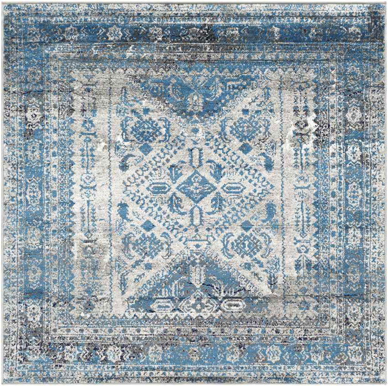 Jules Traditional Light Gray/Charcoal Area Rug