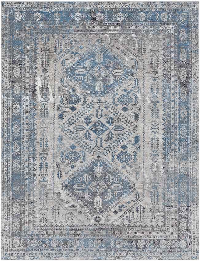 Jules Traditional Light Gray/Charcoal Area Rug