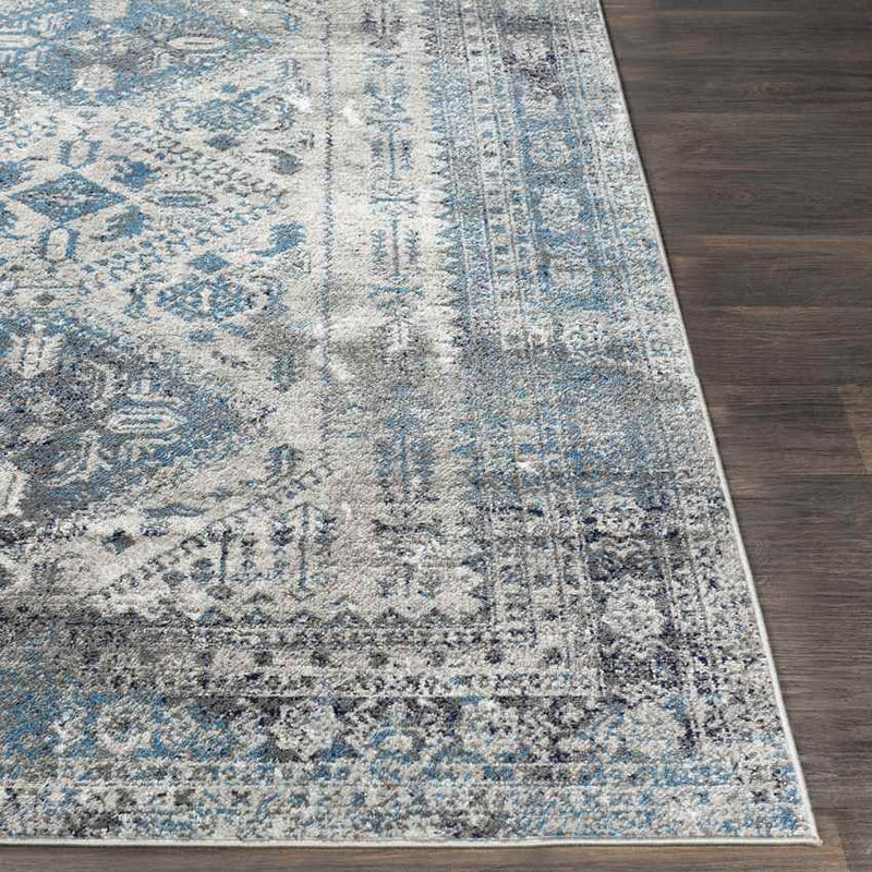 Jules Traditional Light Gray/Charcoal Area Rug