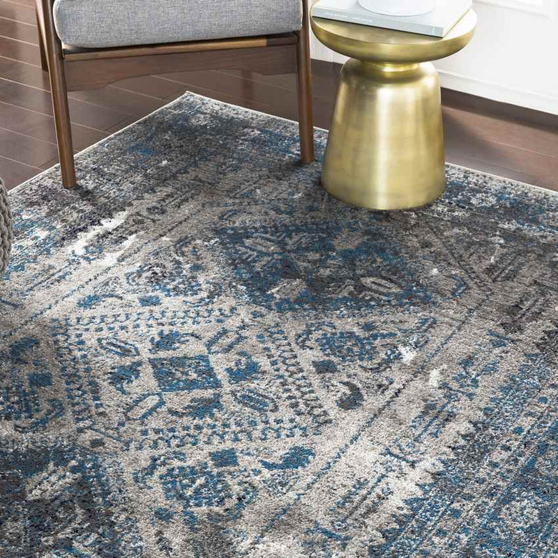 Jules Traditional Light Gray/Charcoal Area Rug