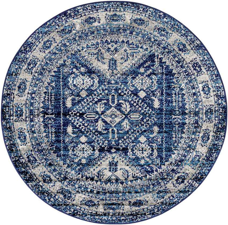 Jules Traditional Navy Area Rug