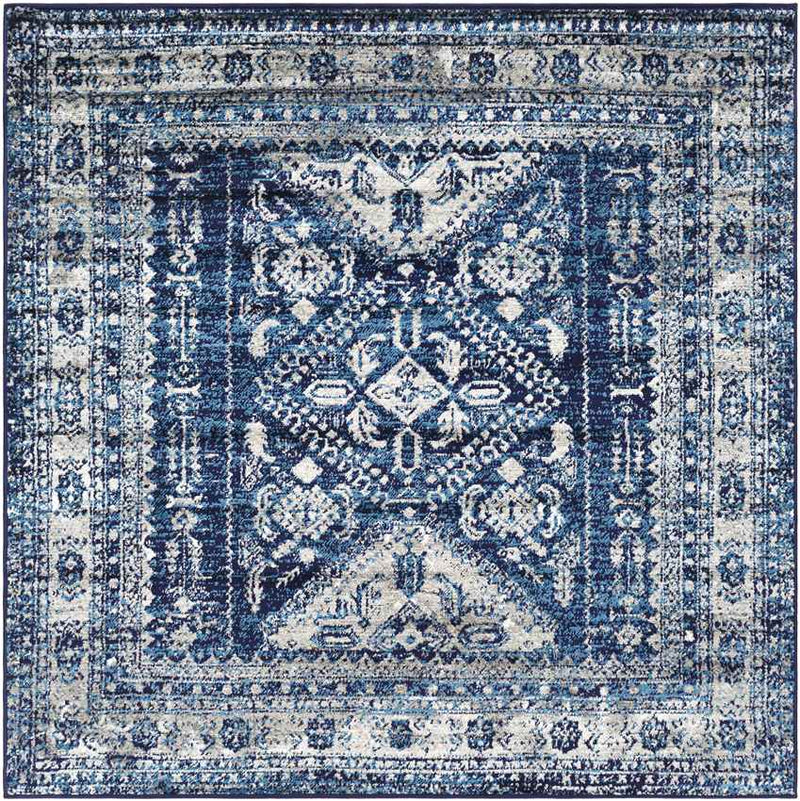 Jules Traditional Navy Area Rug