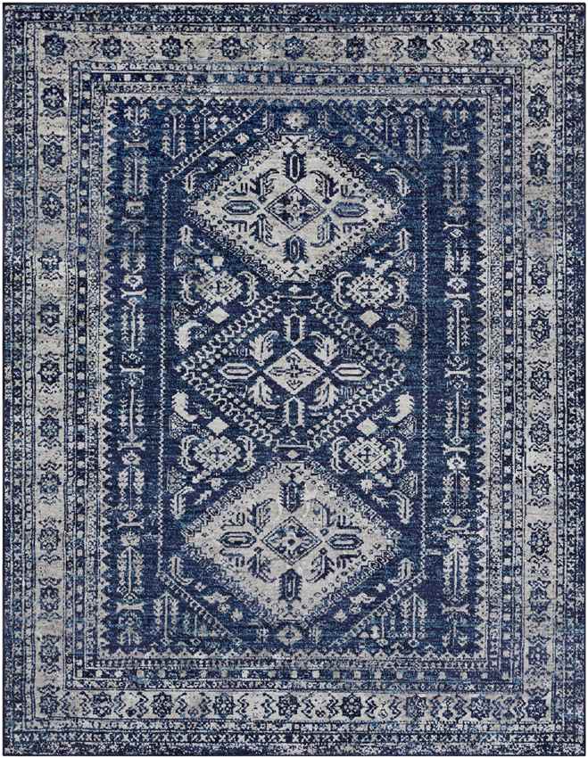 Jules Traditional Navy Area Rug