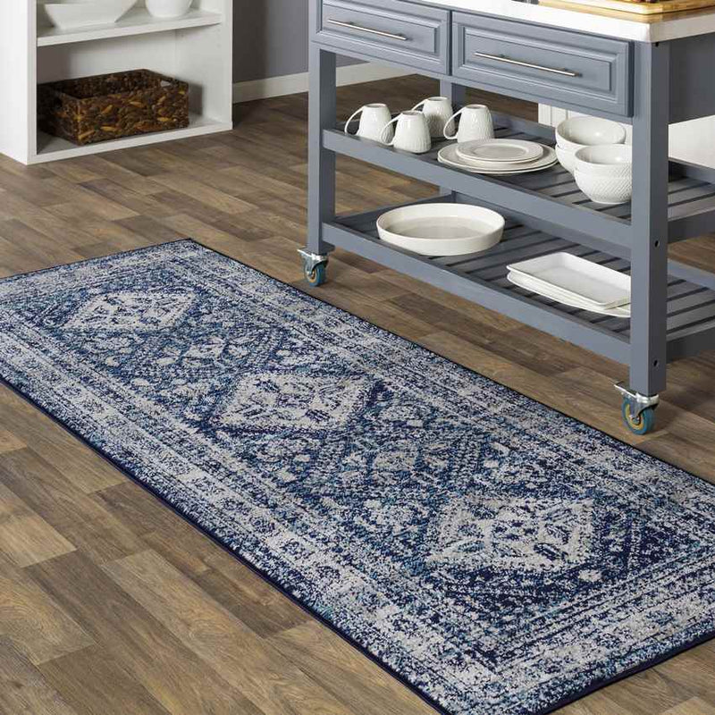 Jules Traditional Navy Area Rug