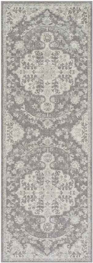 Olivia Traditional Charcoal Area Rug