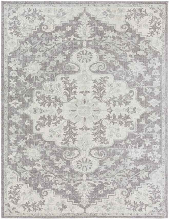 Olivia Traditional Charcoal Area Rug