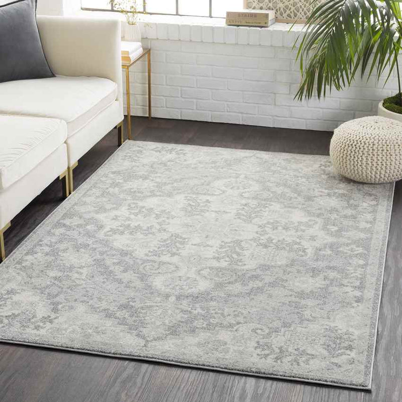 Olivia Traditional Charcoal Area Rug