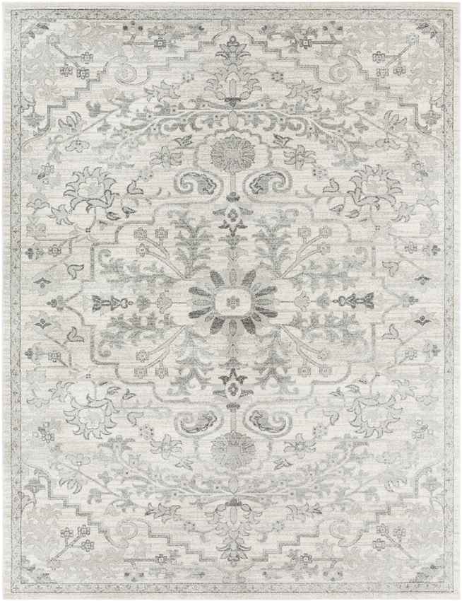 Olivia Traditional Light Gray Area Rug