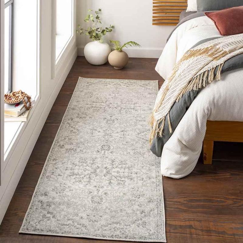 Olivia Traditional Light Gray Area Rug