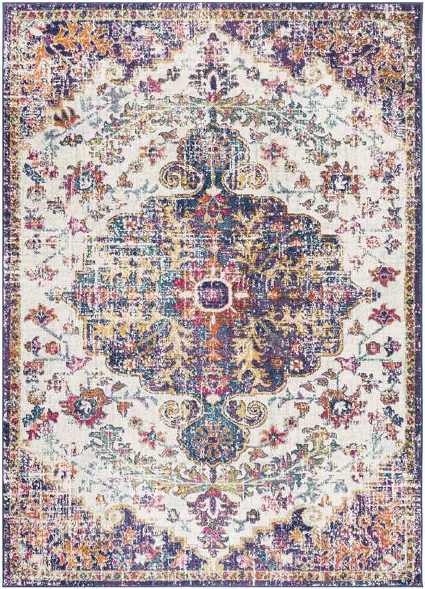 Olivia Traditional Teal Area Rug