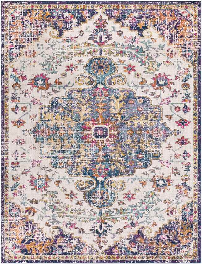 Olivia Traditional Teal Area Rug