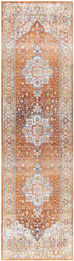 Tara Traditional Rust Area Rug