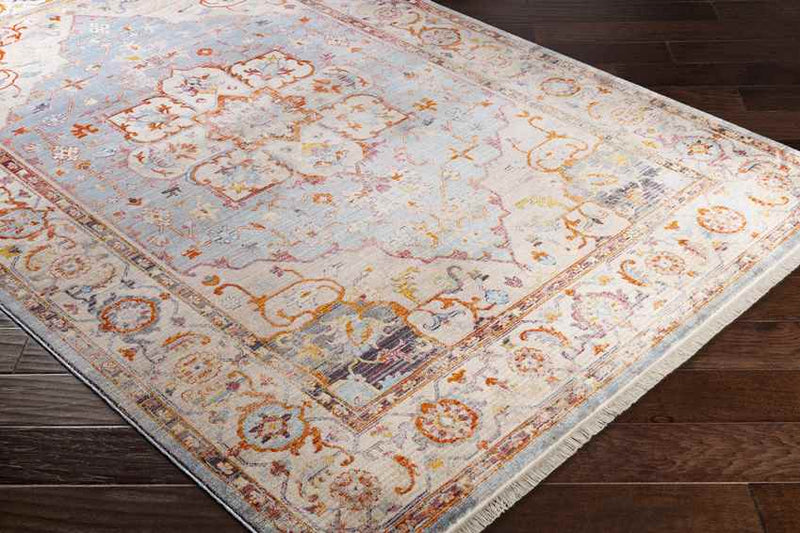 Tara Traditional Burnt Orange Area Rug