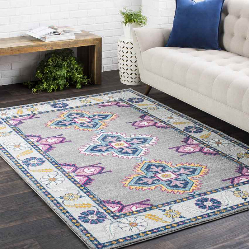 Isla Traditional Navy Area Rug