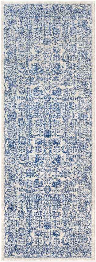 Leo Traditional Dark Blue Area Rug