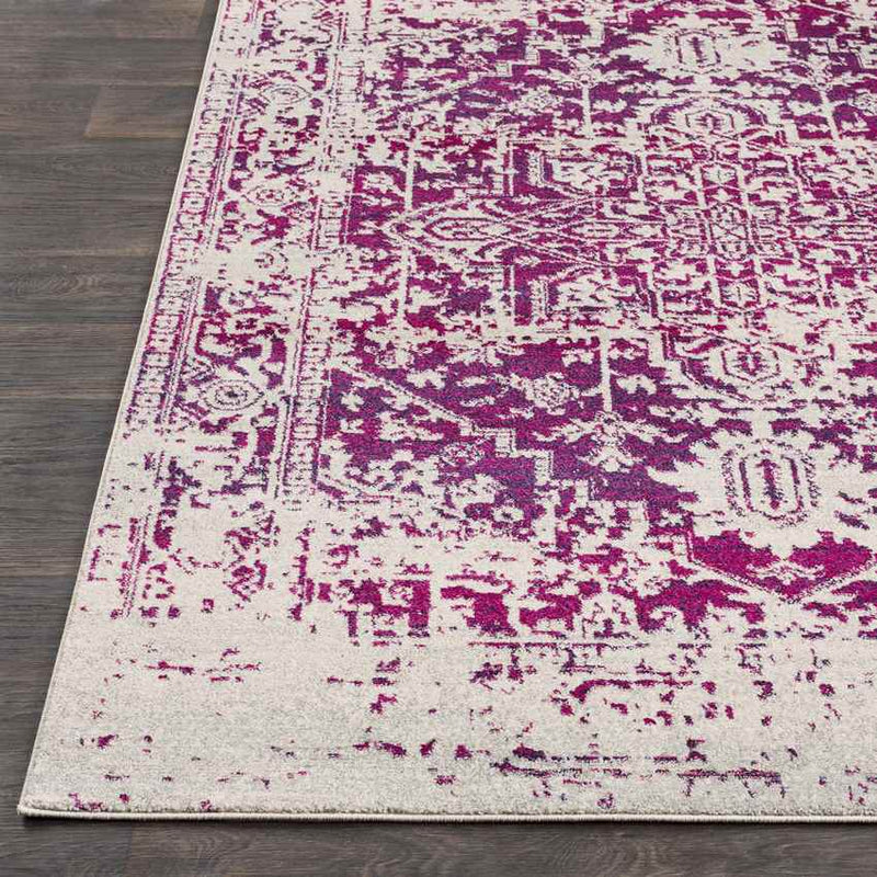 Amelia Traditional Burgundy Area Rug