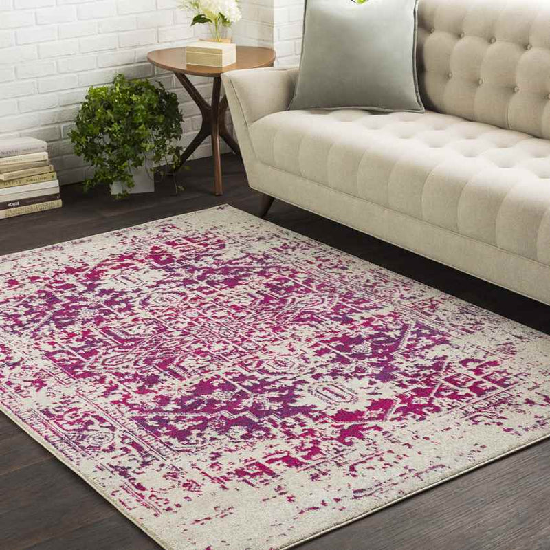 Amelia Traditional Burgundy Area Rug