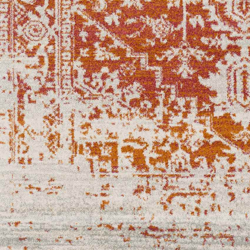 Amelia Traditional Orange/Beige Area Rug