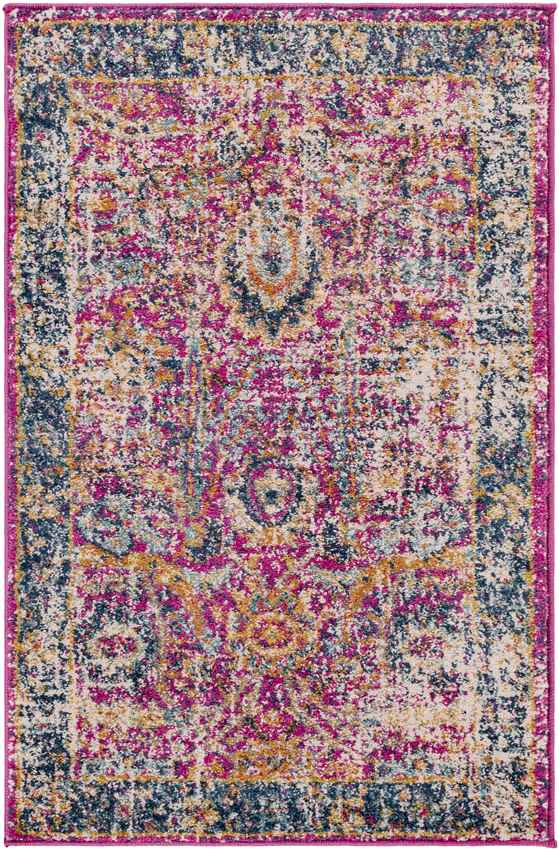 Isabella Traditional Burgundy Area Rug