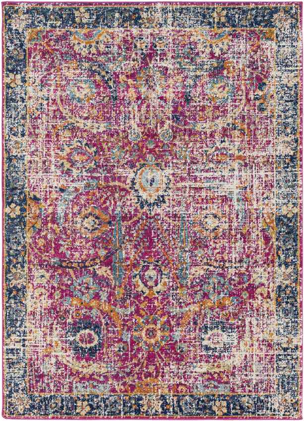 Isabella Traditional Burgundy Area Rug