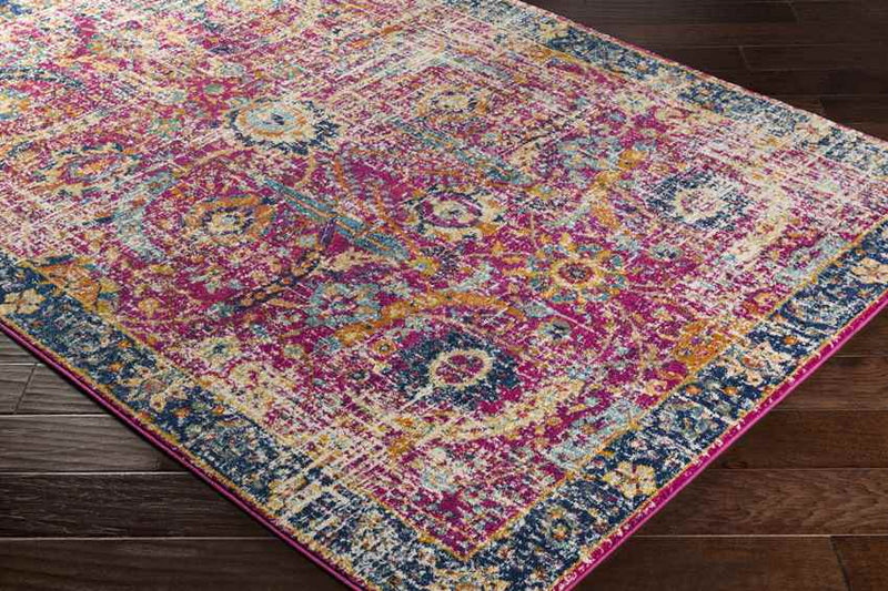 Isabella Traditional Burgundy Area Rug