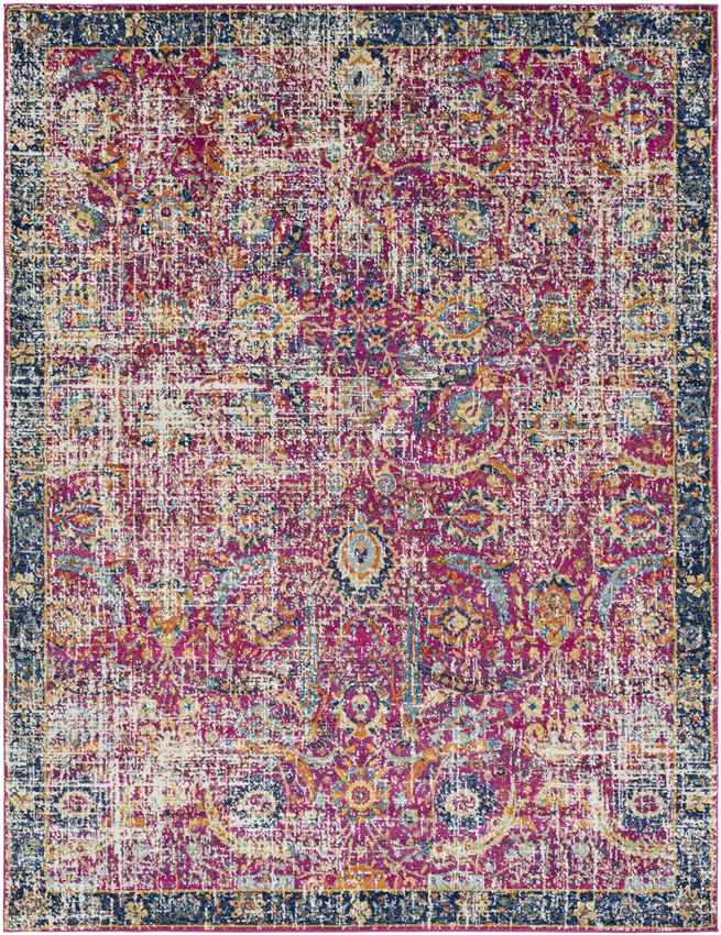 Isabella Traditional Burgundy Area Rug